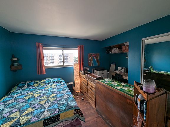 Large bedroom with 2 closets. You are welcome to paint it any color!