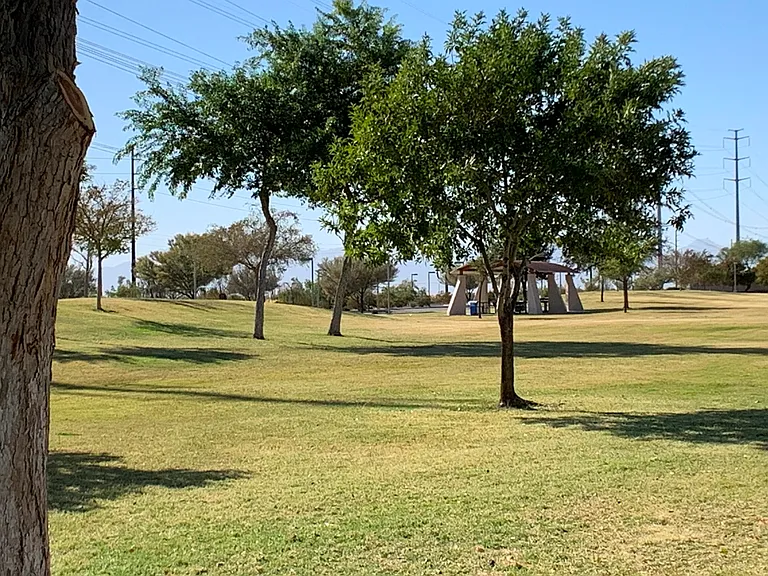 5-minute drive to Pecos Park with lots of shade trees, lush lawns and kid-inspired activities.