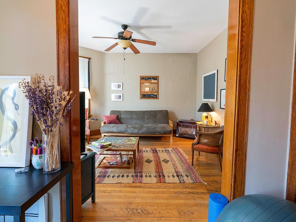 Living room view from den