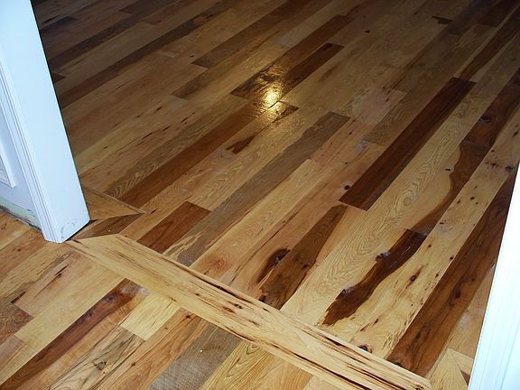 hickory HW in living spaces