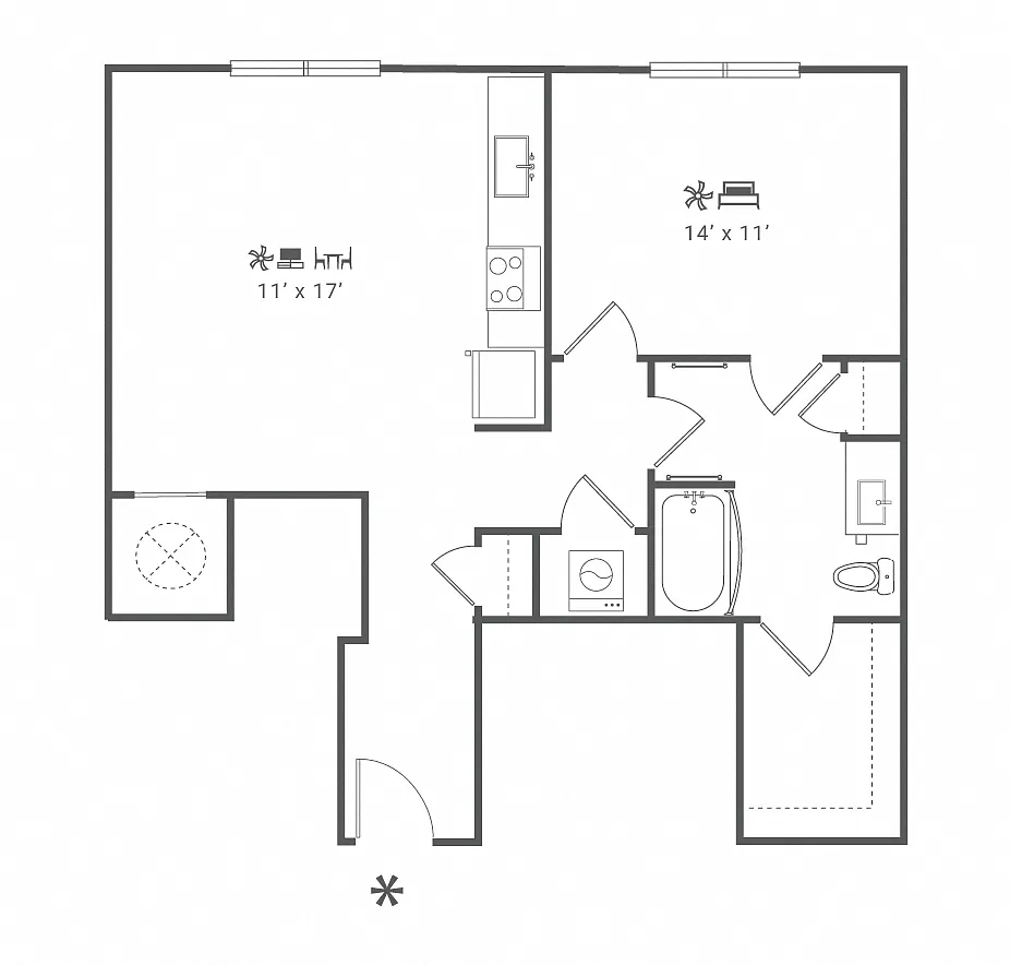 Floor plan A-ST