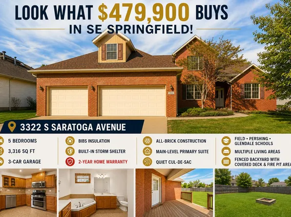 3322 S Saratoga Avenue, Springfield, MO 65804