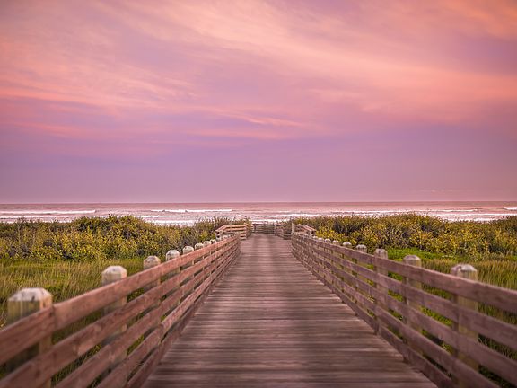 The Sunflower Beach dune walkover with direct access from the community to the beach.