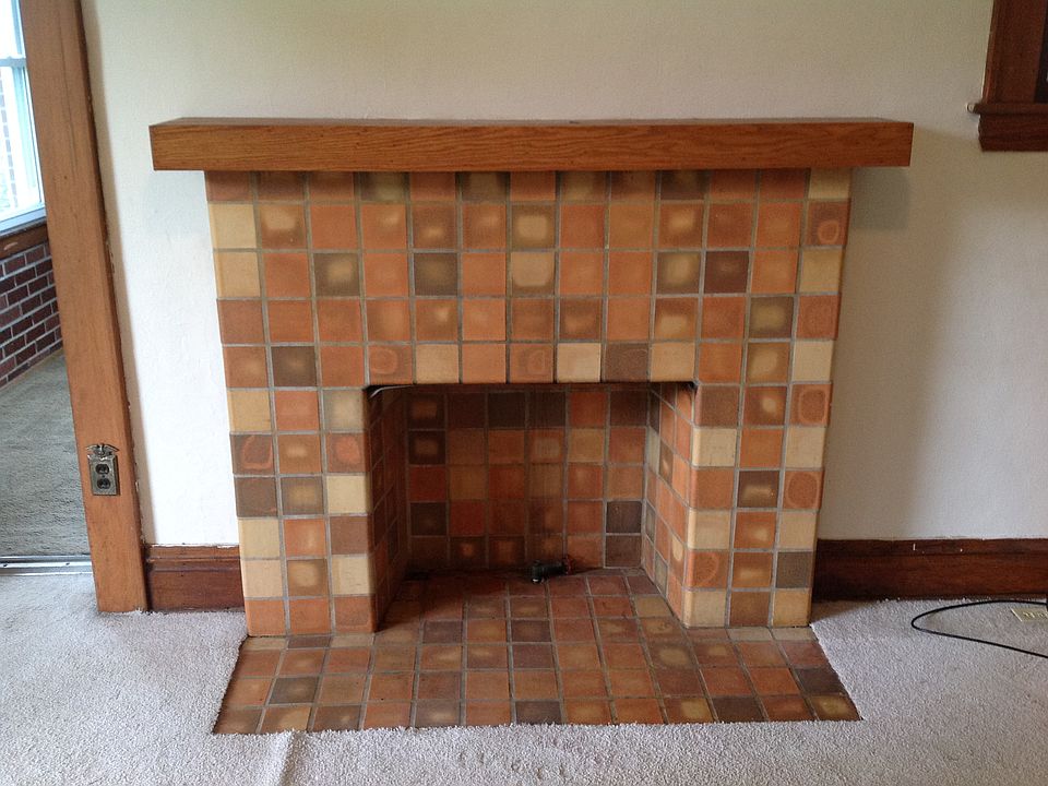 Original living rm fireplace