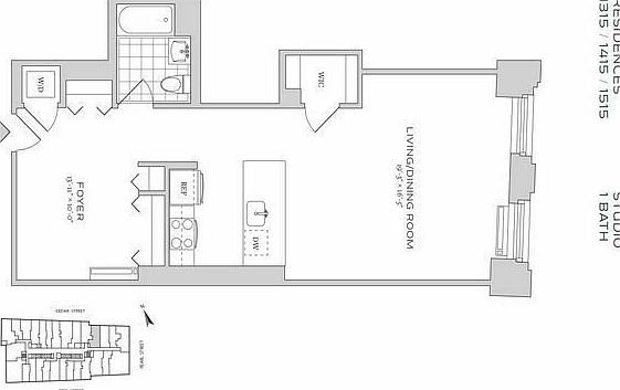 2nd image of 70 Pine St APT 1515
