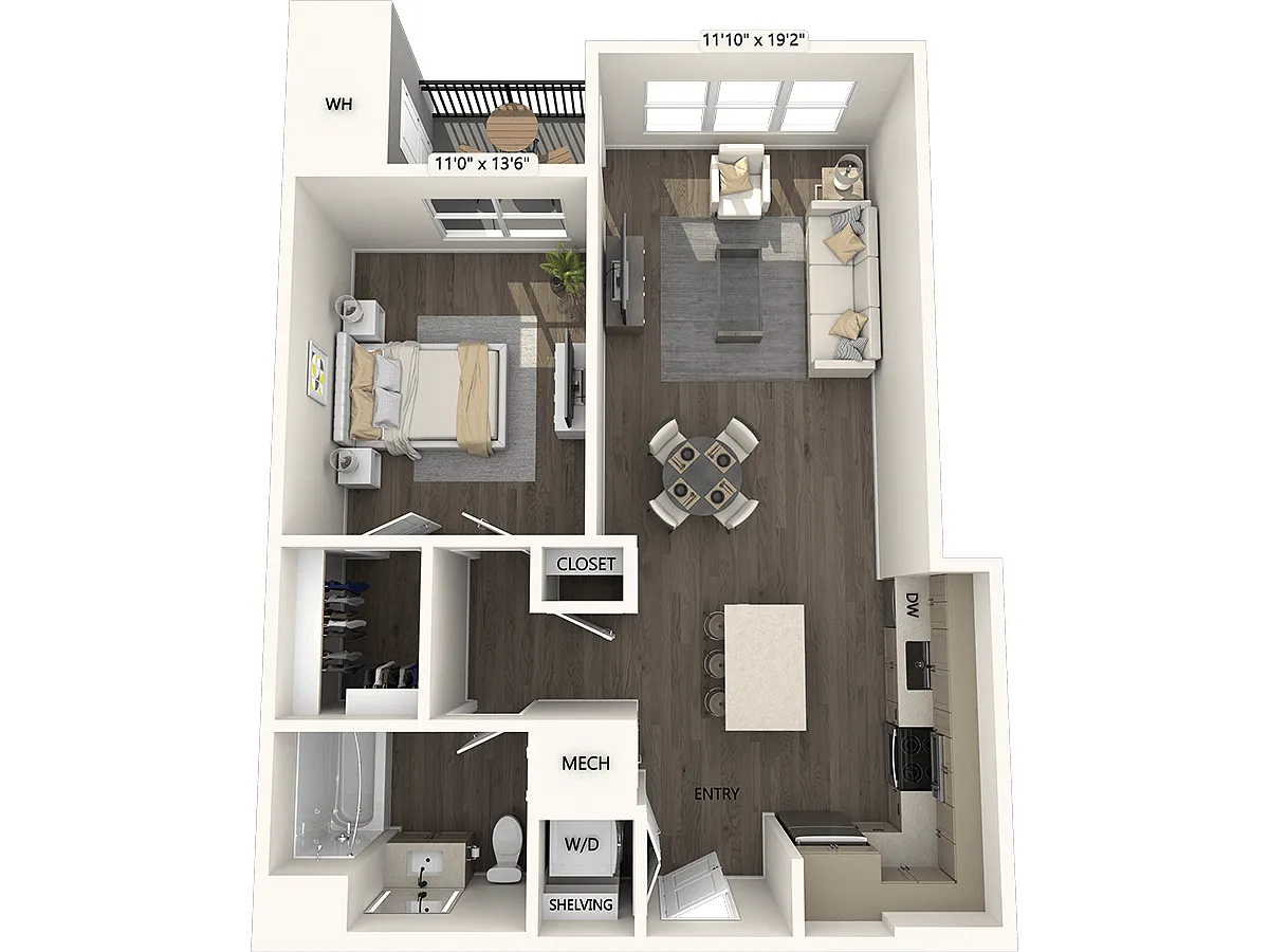Floor plan A08-Upgrade Collection II
