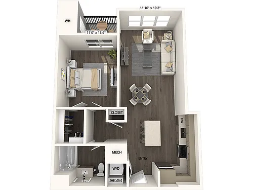 Floor plan A08-Upgrade Collection II