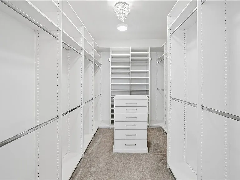 custom designed closet system