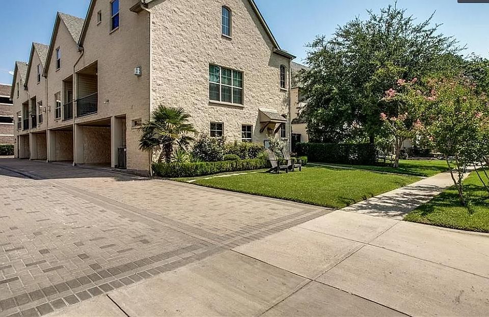 Driveway to the garages