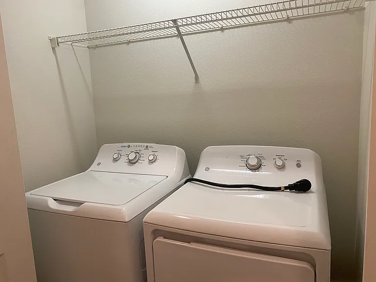 washer and dryer included