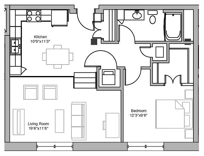 Floor plan Da Vinci