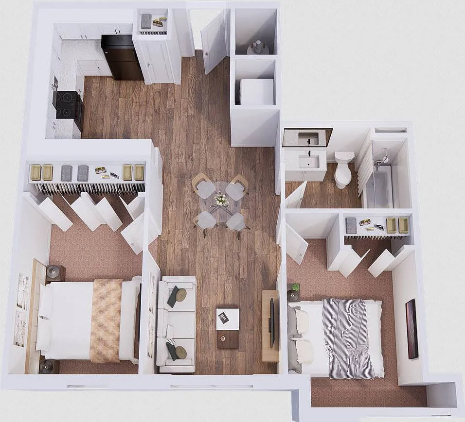 Floor plan 2X1 H