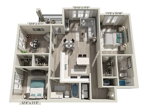 Floor plan C1