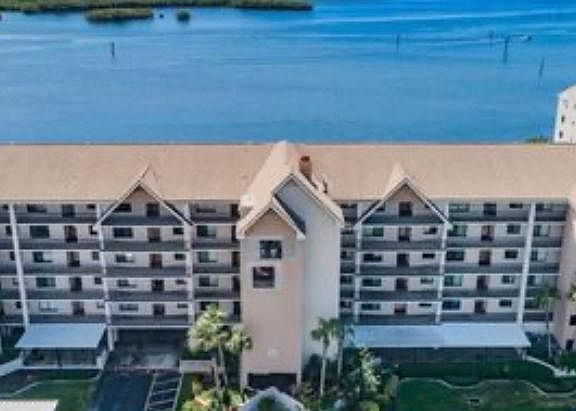 Condo building on the water