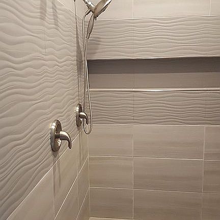 Master walk-in shower