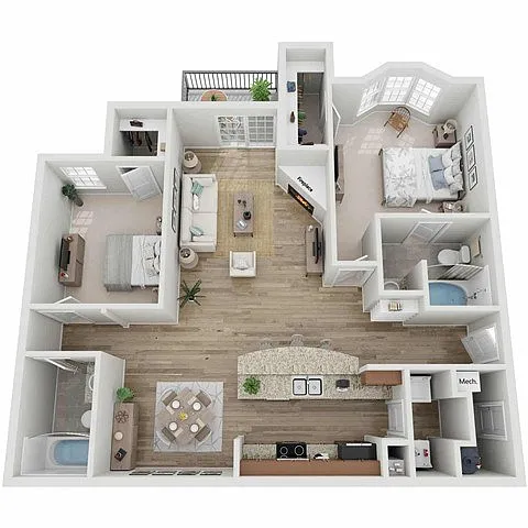 Floor plan B1