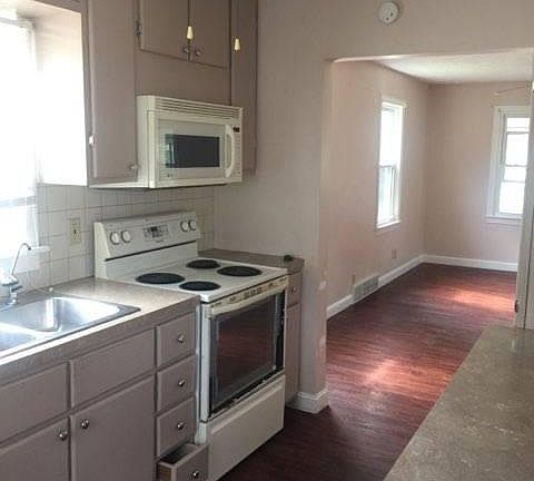Galley kitchen open concept