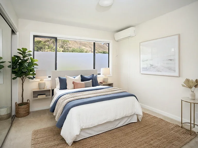 *Virtually Staged* Bedroom #3 (2nd Floor) with Split AC Unit!