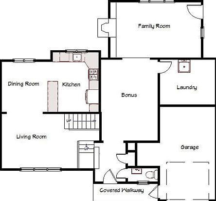 Main & Lower Level Floor Plan