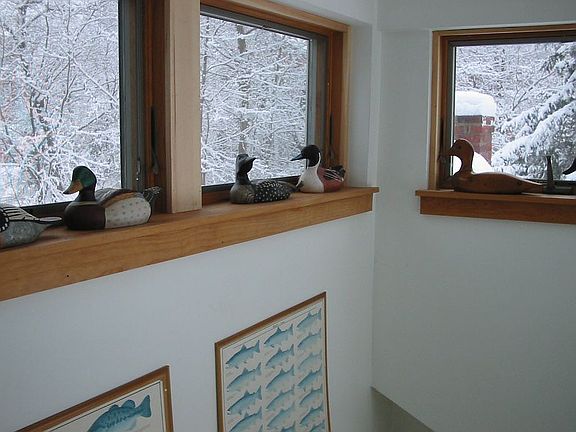 stairwell to studio apt.