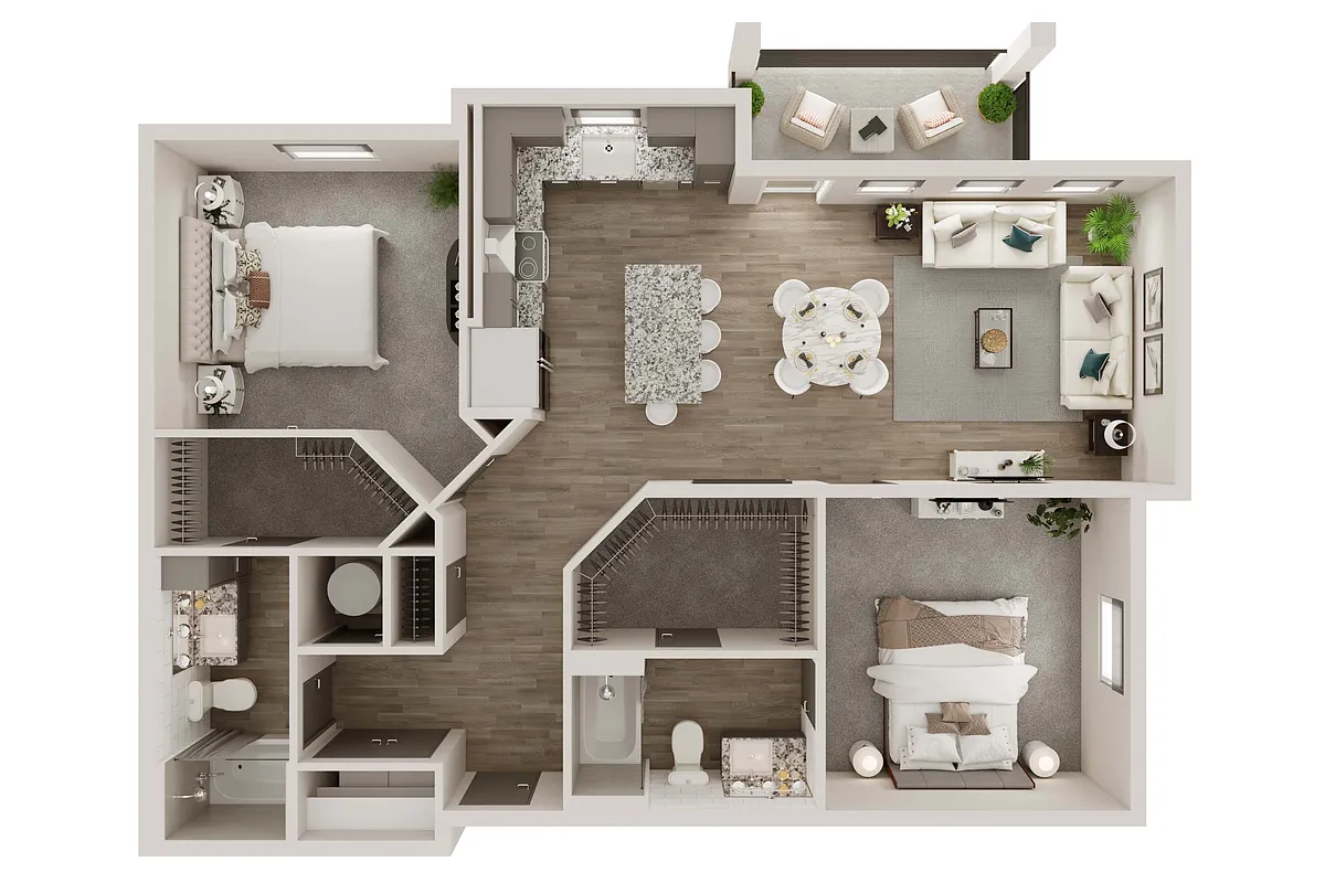 Floor plan B2A1