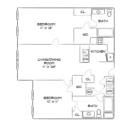 Floor plan Design 2O-E