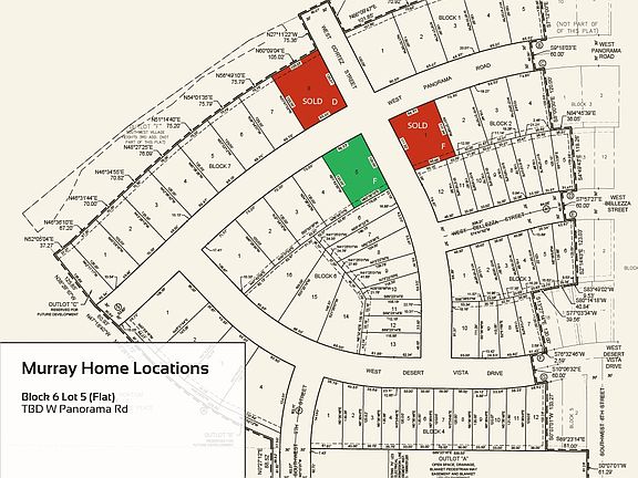 Plat Map Southwest Village Heights 4th Addition