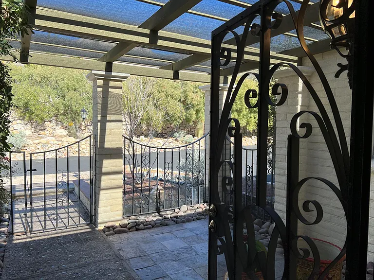 Front entrance viewed from the interior.