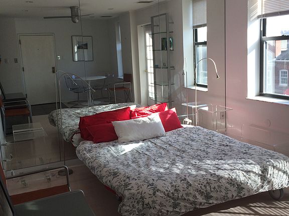 Main room, with futon opened up