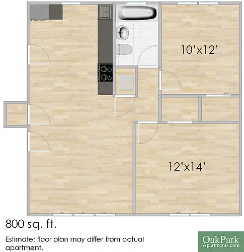 Floor plan 2 Bedroom