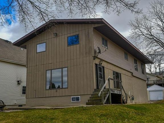 Lake Side and West Elevation