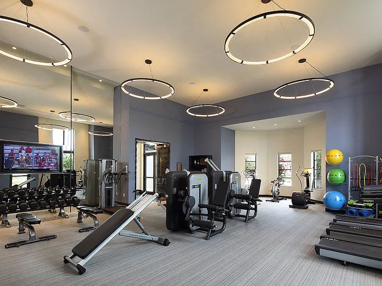 Working out has never been more convenient than at our 24-hour fitness center.