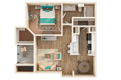 Floor plan A1 Amling