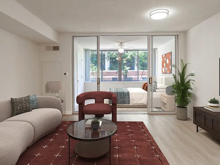 Living Room with Hard Surface Flooring