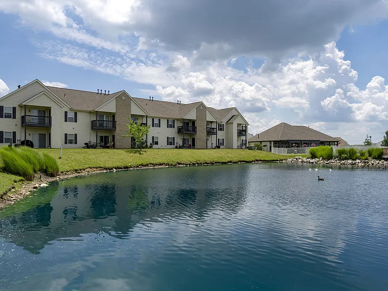 Enjoy scenic views and serene surroundings with beautifully designed homes along the water.