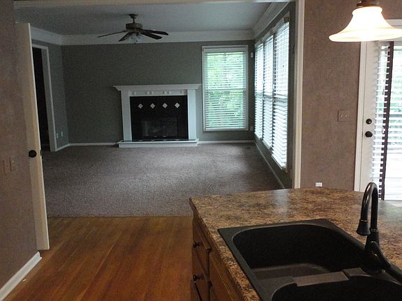 Great room with fireplace