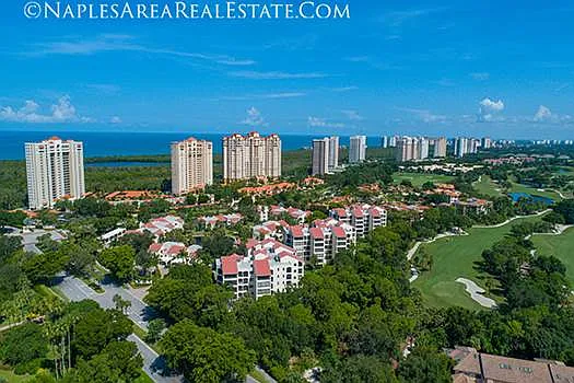 Valencia at the intersection of Pelican Bay Blvd. and Gulf Park Drive