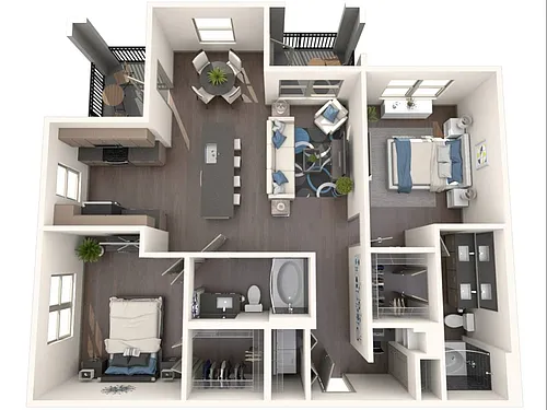 Floor plan Burnett