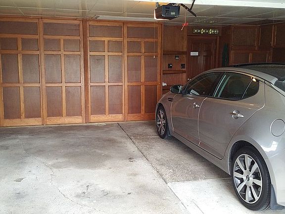 Panelled garage storage