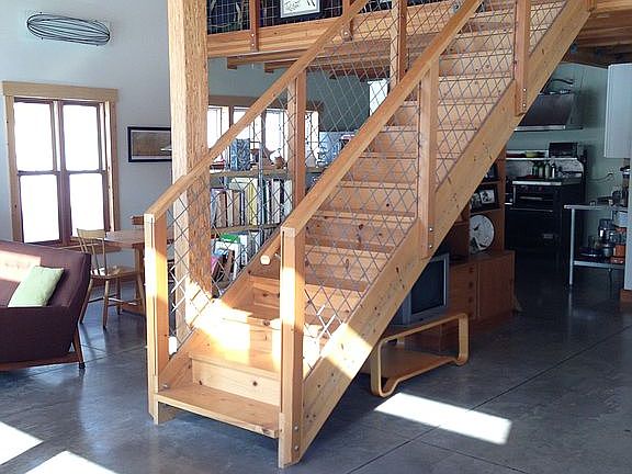 Main Floor, Stairs to Loft