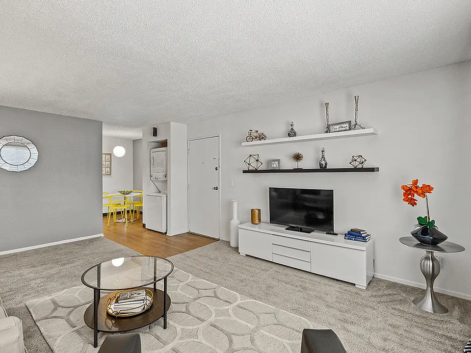 Hardwood-Style Flooring and Plush Carpeting