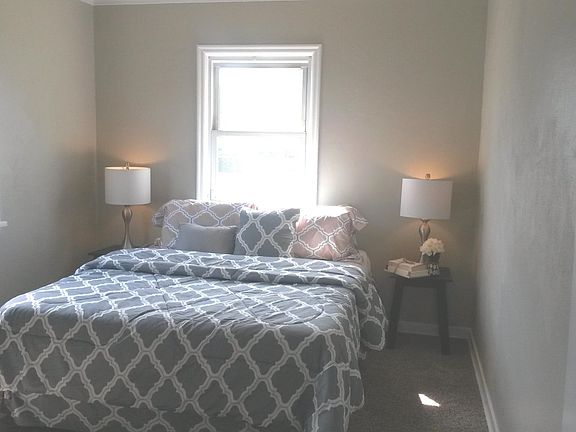 One of two upstairs bedrooms.