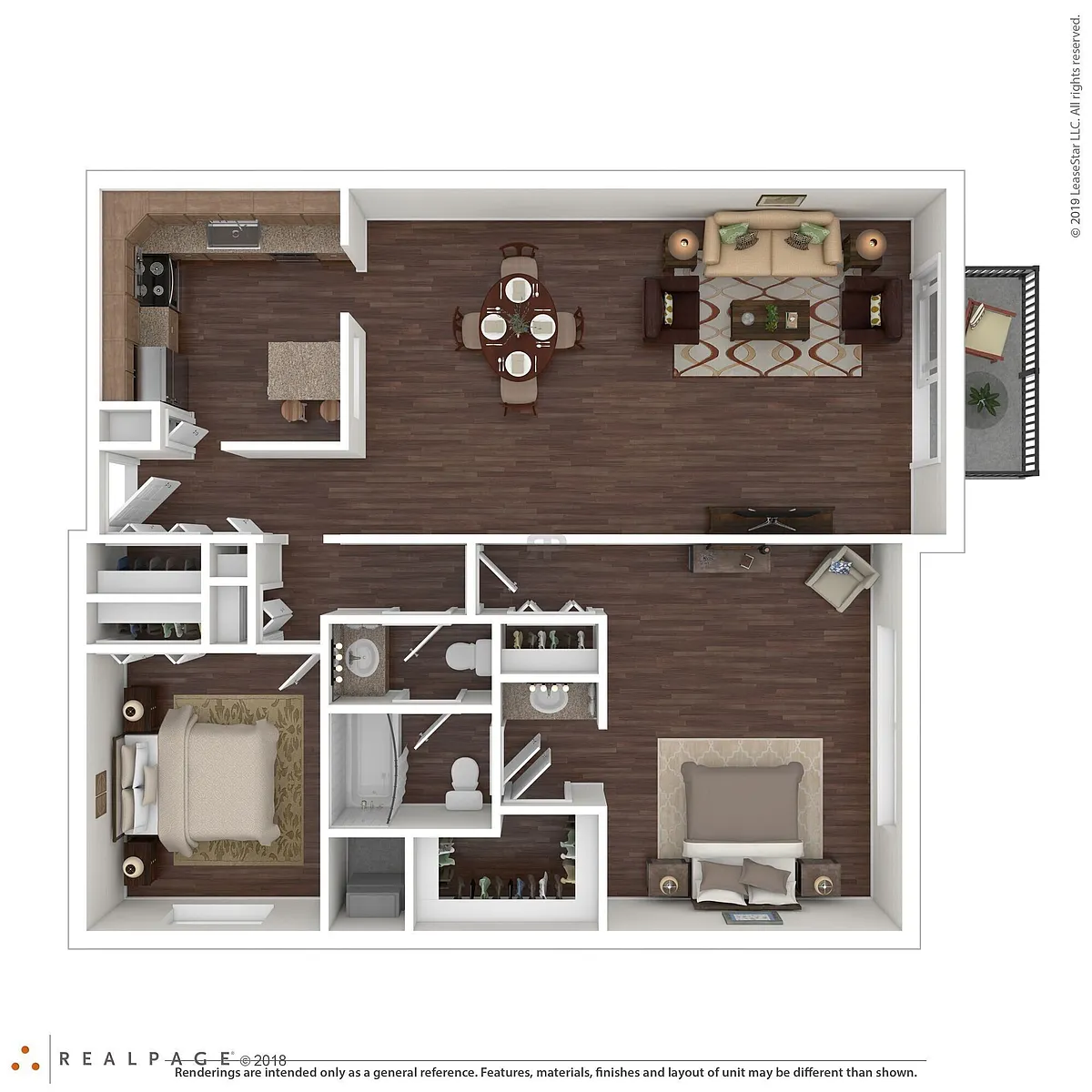 Floor plan 2B15B5