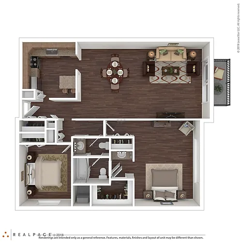 Floor plan 2B15B5