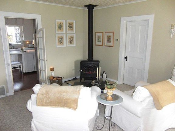 come cozy up to this warm fireplace