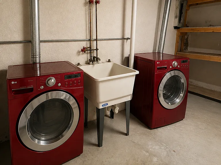 Basement Laundry Area