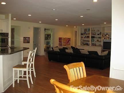 Great room viewed from breakfast nook
