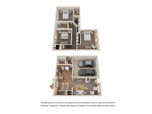 Floor plan 3 Bed | 2 Bath 2-Story + Basement