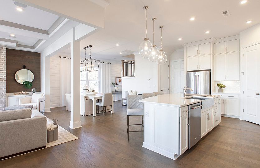 Open concept living, great for entertaining family and friends