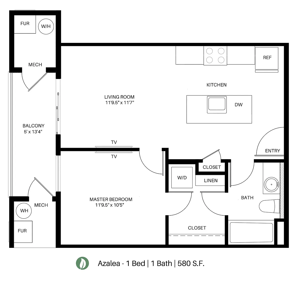 Floor plan Azalea